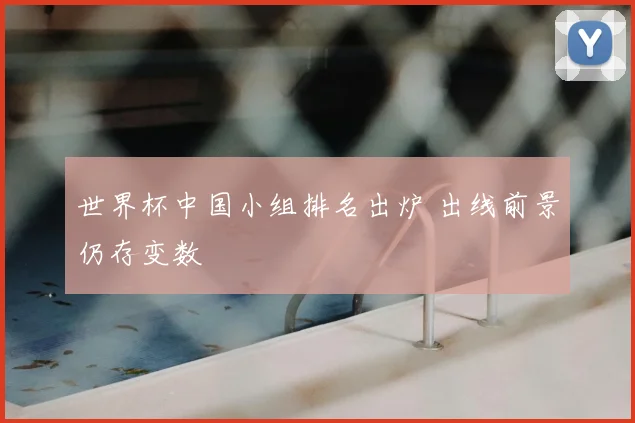 世界杯中国小组排名出炉 出线前景仍存变数
